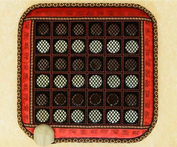 

2016 Hot Health Care Heating Jade Cushion Natural Tourmaline Mat Physical Therapy Mat Heated Jade Mattress 45*45CM Free Shipping