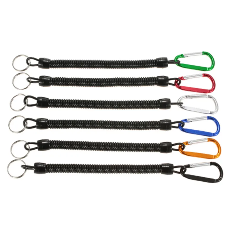 

Retention Rope 1pcs Elastic Fishing Rods Carbon Telescopic Fishing Rope Coiled Secure Lock Fishing Tools Accessories pesca