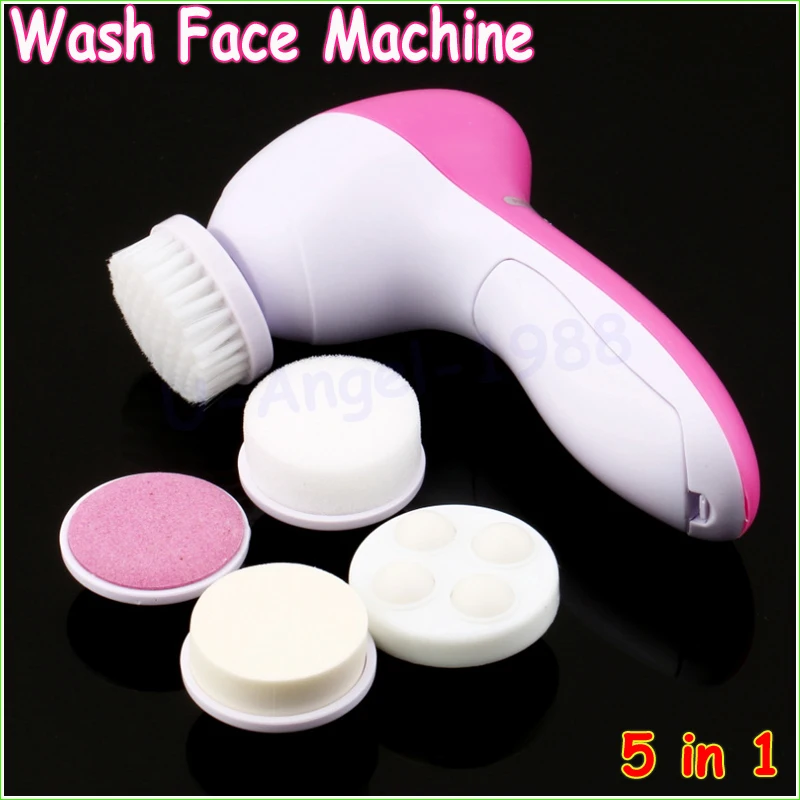 1pcs 5 in 1 Electric Wash Face Machine Facial Pore Cleaner Body
