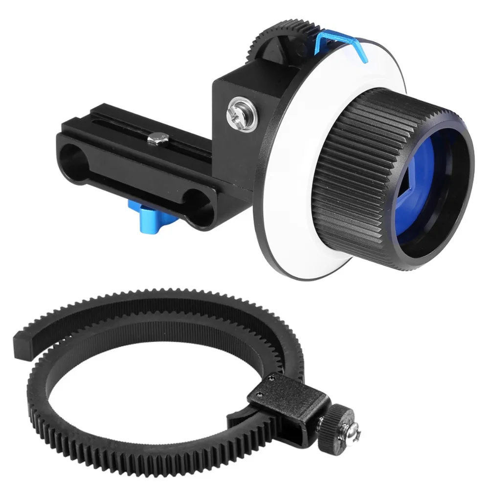 Professionale Asta Filettata 15Mm Dslr Segue Il Fuoco Corona Dentata Per Canon Nikon Sony Dslr Video Camera Camcorder 5D2 7D Gh1 Gh2 Bmpcc