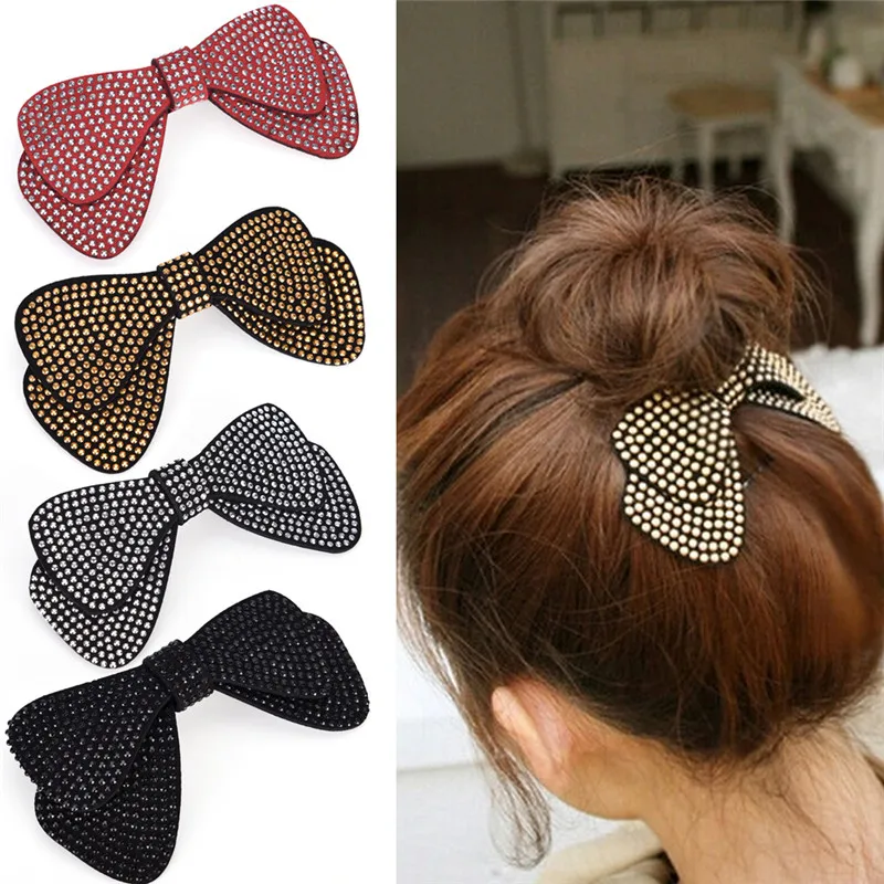 1PCS New Designer Bow Hairpins All Match Hair Barrettes Wholesale Women