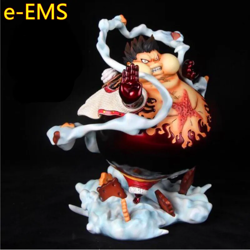 

Anime ONE PIECE Satiation Gear Fourth Monkey D. Luffy Tank Man GK Resin Statue Action Figure Collection Model Toy G2592