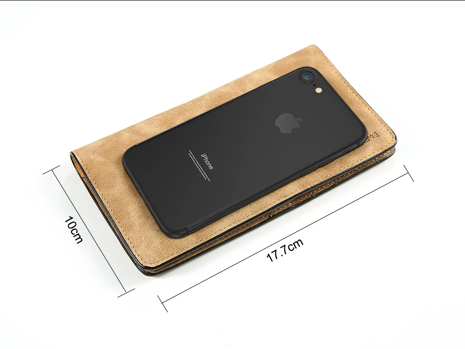 Retro Wallet Case For Samsung S8 Huawei P10 PU Leather Phone Pouch (2)