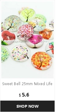 Сладкий колокольчик 5 шт. круглый 20 мм уникальный стеклянный шарик, бусины подвески для ожерелья сушеные Цветочные Подвески для DIY ювелирных изделий 9D1498