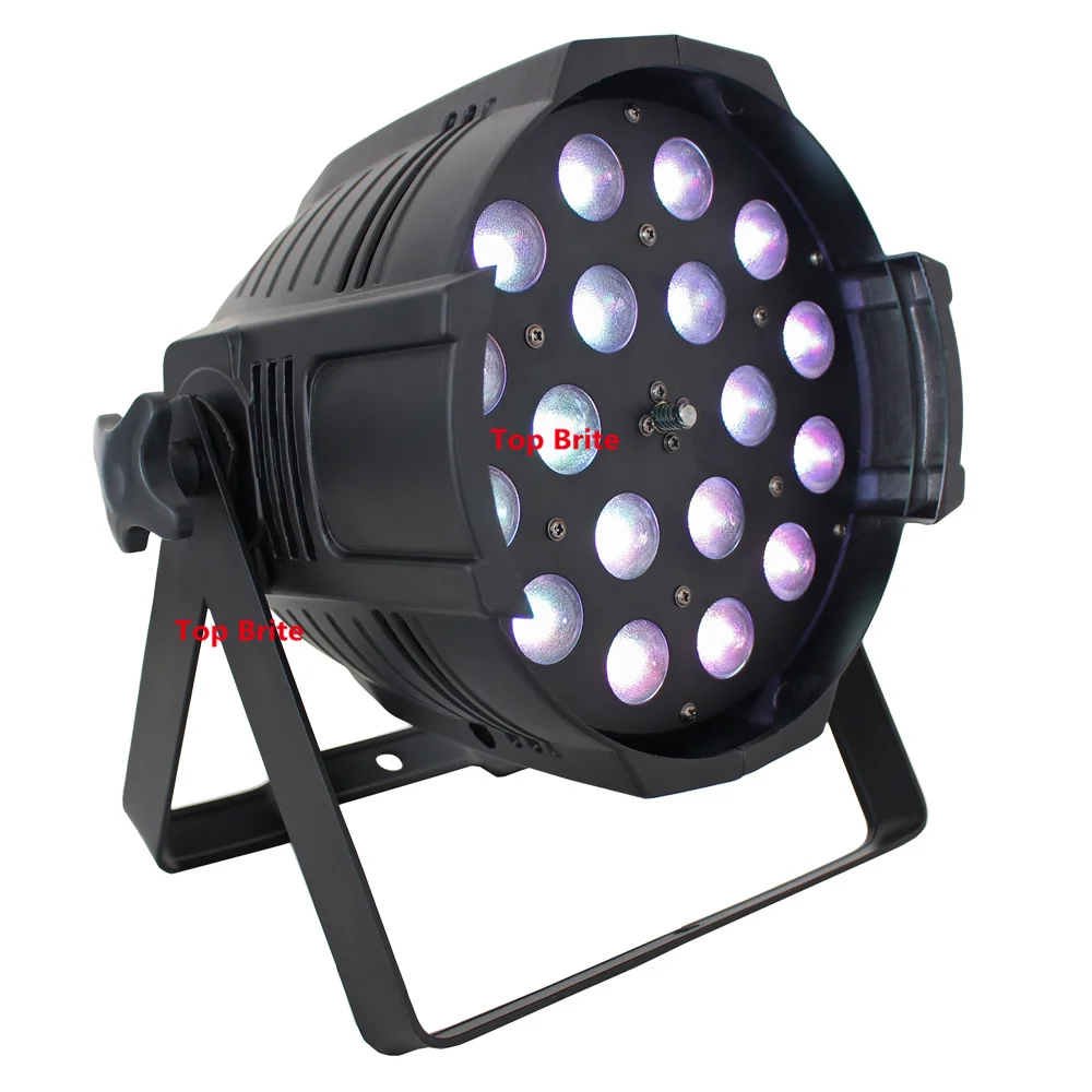 4 упаковки с масштабированием светодиодный Par свет 18X10 Вт RGBW 4в1 Led Par DMX клубный дискотечный профессиональное освещение для сцены вечерние