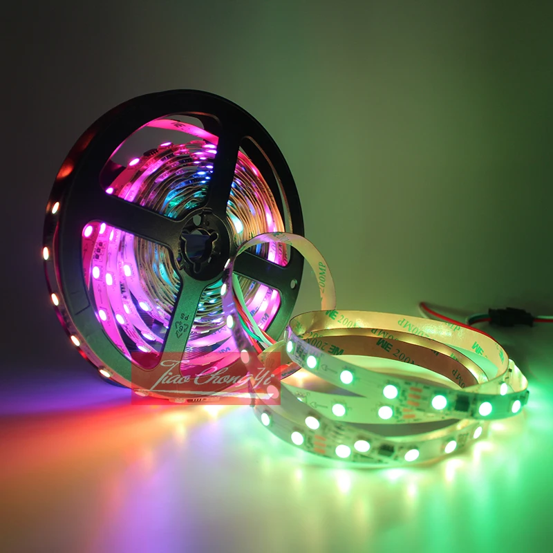 WS2811 16703 IC 5050 светодиодный Светодиодная лента RGB Dream Color Адресуемая 24 В постоянного