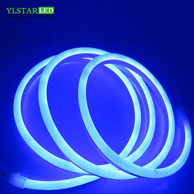 

YLSTAR LED Neon Strip DC24V SMD2835 120LEDs/M soft Neon tape BAR light Power Plug Size:8x16mm/14x26mm Waterproof IP67