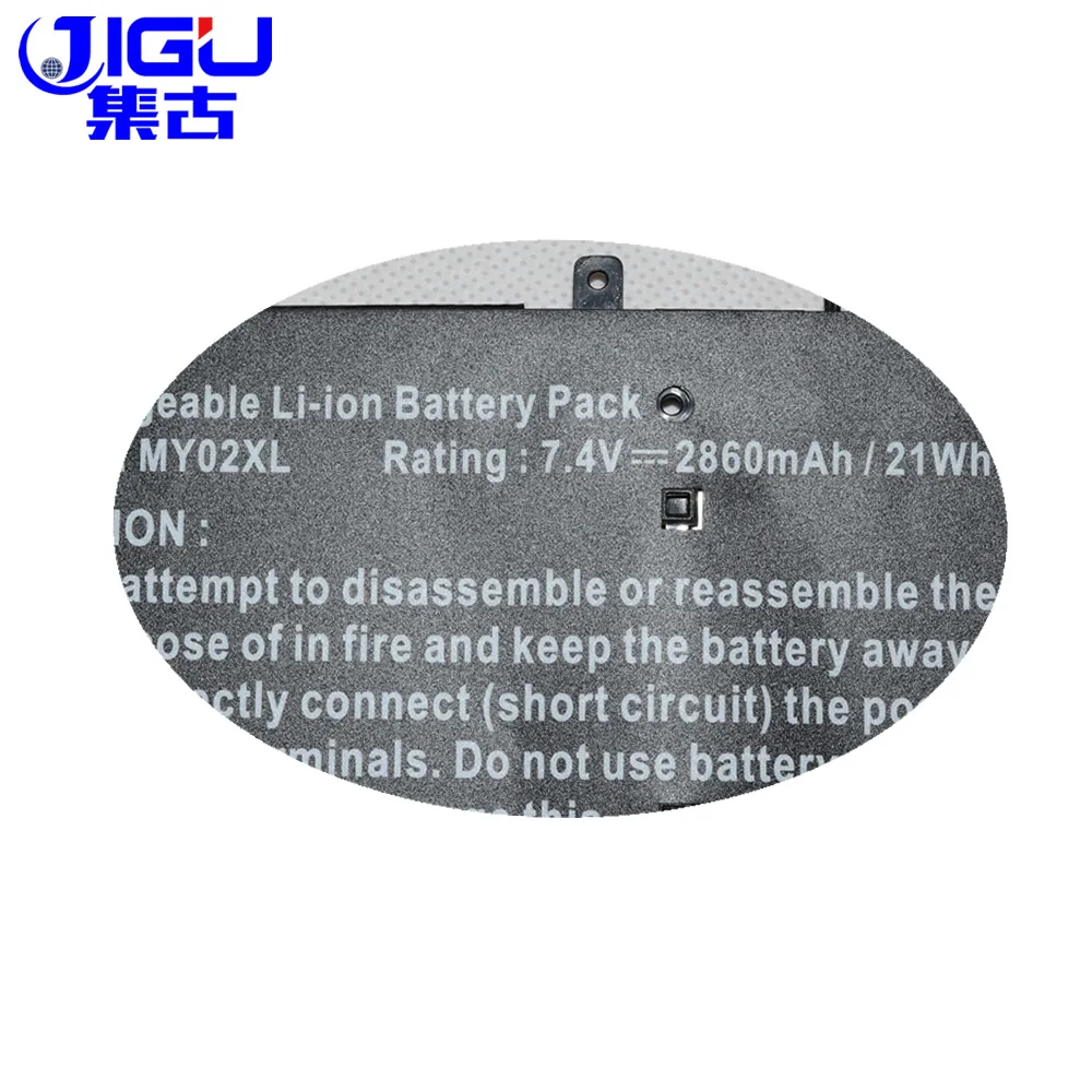JIGU 3 ячейки батареи для ноутбука HSTNN DB5C DSB5C IB5C LB5C MY02021XL MY02XL TPN Q127 HP павильона 11