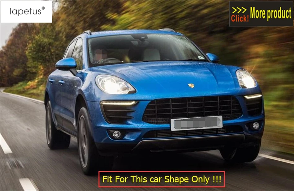 Lapetus аксессуары для Porsche Macan- боковой стерео динамик Аудио Громкий Динамик Звук украшение литье крышка комплект отделка