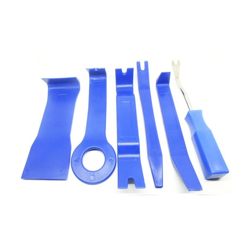 

6pcs Blue Color Auto Car Radio Door Panel Interior Clip Window Pry Tool Trim Dashboard Removal Opening Tool Set DIY Car Repair