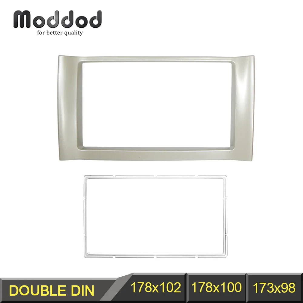 

Double Din Car Radio Fascia for Chery Kimo (A1) 2007+ Stereo Dash Kit Fit Installation Trim Facia Face Plate Panel DVD Frame