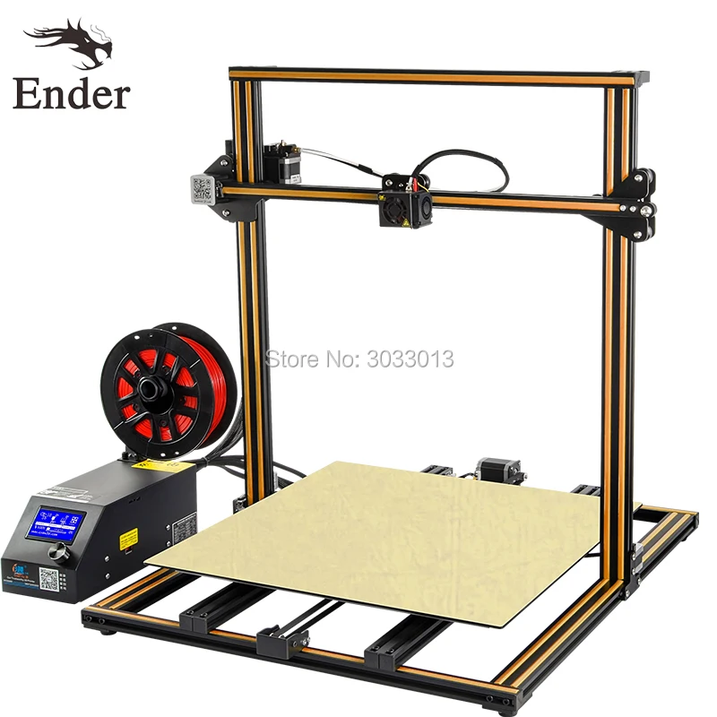 

CR-10 5S 3D printer Kit 500*500*500mm Large print Size Filament Monitoring Alarm,Dual-Z Rod,Continuation Print Creality 3D print