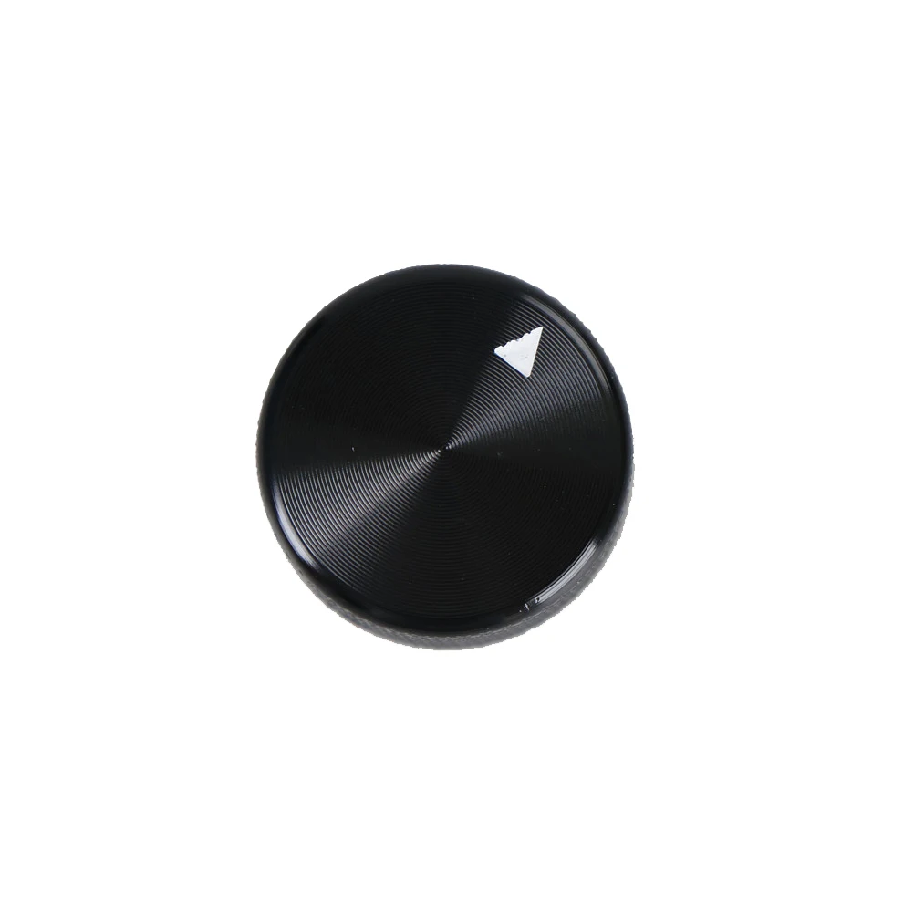 

Black Aluminum Alloy Potentiometer Knob Potentiometer Knob Audio Volume Knob Encoder Knob 20*15.5mm