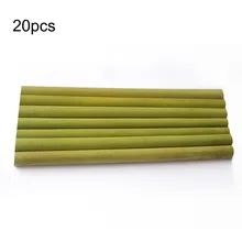 20 шт./компл. из натурального бамбука соломинки Экологичные Замена пластиковые не загрязняющие соломинки для вечеринки день рождения Свадебный Бар Инструмент