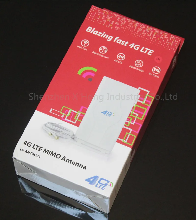 4G lte Антенна 49dBi CRC9 SMA TS-9 для E3372 E8372 B593 B310 4G LTE FDD Модем