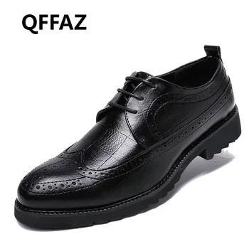 

Handmade Men Flat Leather Men Oxfords, Lace-Up Business Men Shoes, Men Dress Shoes