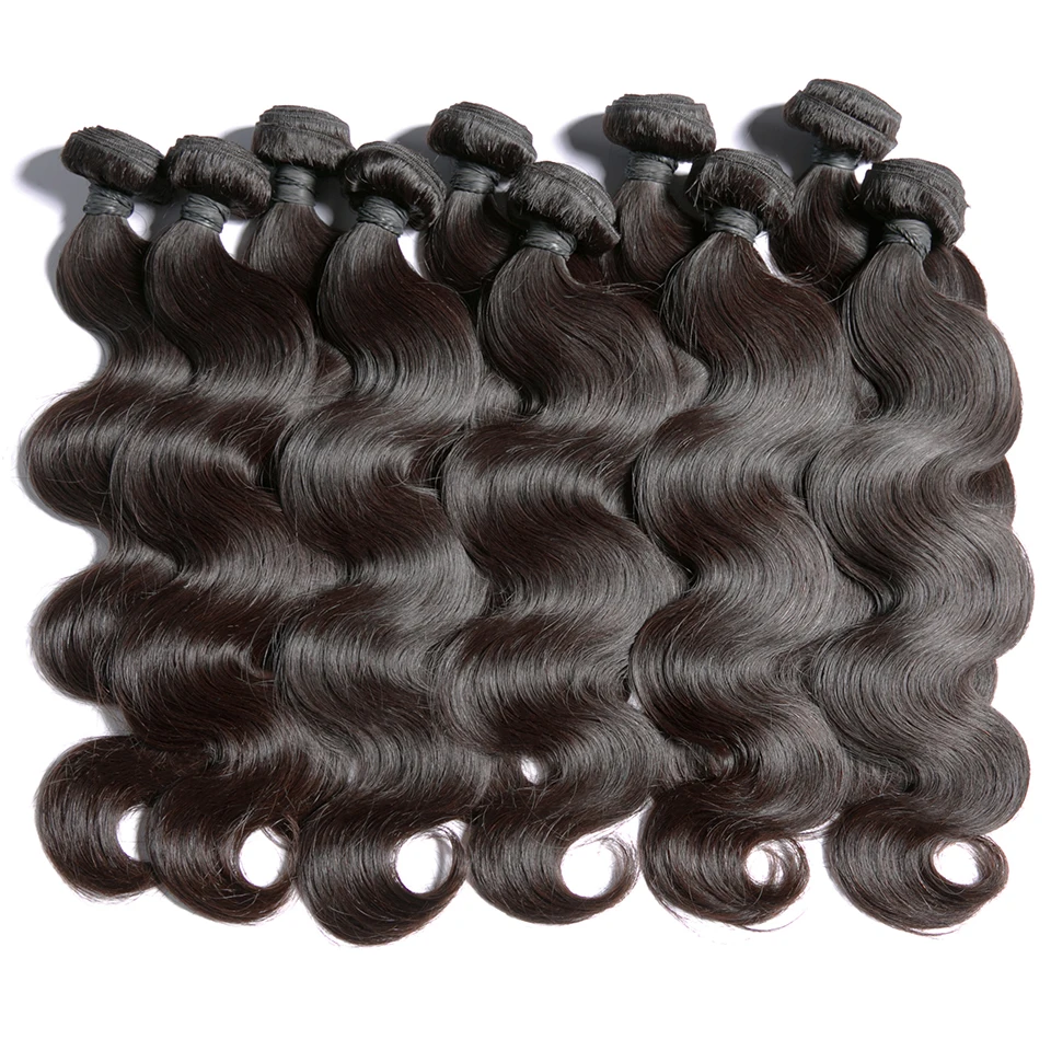 HJ Weave beauty индийские 8A девственные волосы объемная волна 3 пучка натуральные