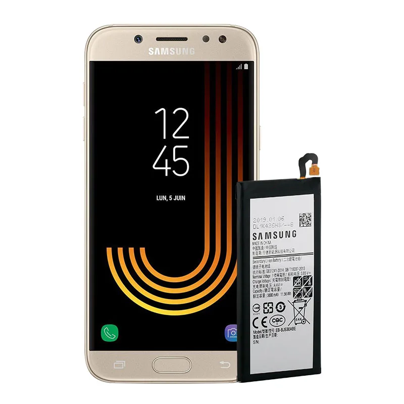 Оригинальный аккумулятор samsung для Galaxy J5 (2017) J530 J530F SM J530G EB BJ530ABE 3000 мАч сменный