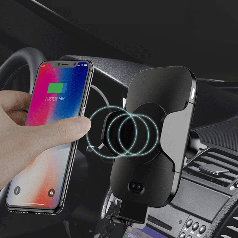 Wireless Charger Air Vent Fast Car Charger Qi Quick Charge QC 3.0 Car