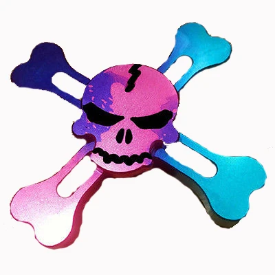 

Helen115 Skull Head Hand Finger Spinner EDC Fidget Stress Relief Focus Toys For Kids Adults