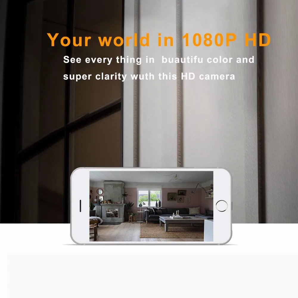 Невидимая ночная версия Wifi IP мини камера беспроводная 1080P для записи видео Поддержка дистанционное управление портативный скрытый рекордер