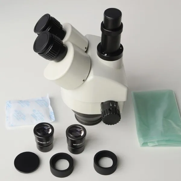 Luckyzoom бренд 3.5X-90X Simul-Focal Тринокулярный Стерео микроскоп головка одновременное наблюдение зум микроскоп аксессуары