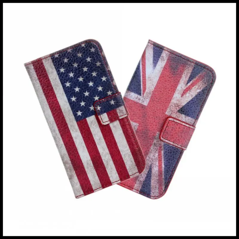 For iPhone 4 4S Retro UK USA Flag Case Cover Mobile Phone