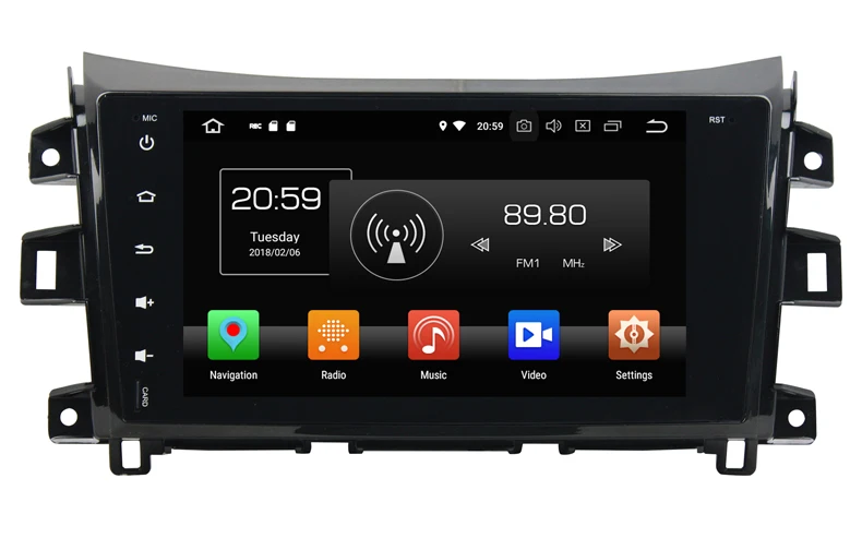 Perfect HD 1024*600 octa core android 9.0 car audio player for nissan Navara Frontier NP300 2014-2017 gps navigation autoradio head unit 6