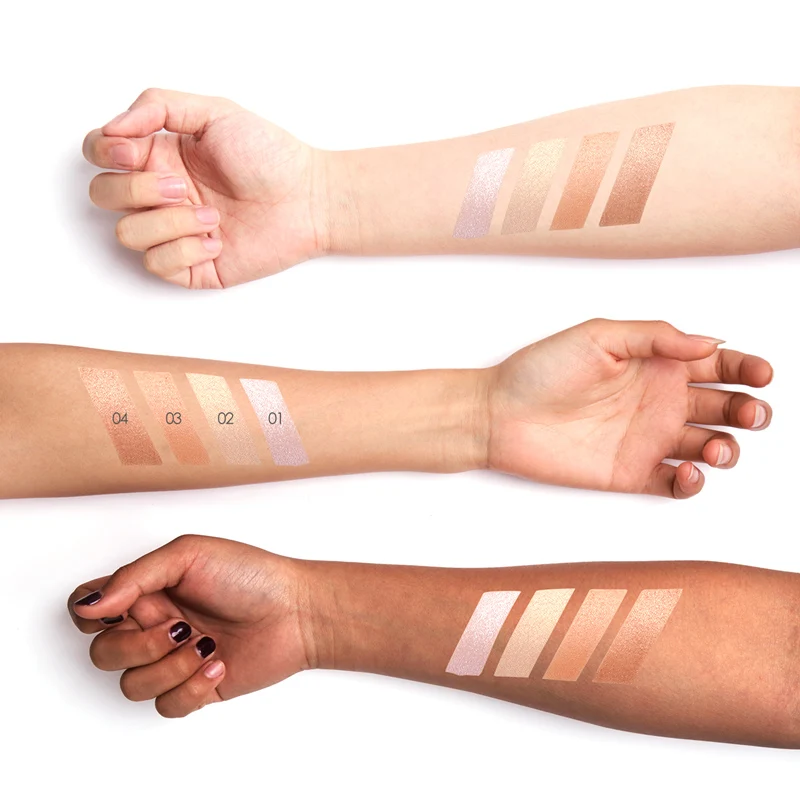

STAGENIUS Highlighter Iluminator Contouring Face Palette Shimmer Powder Brighten Face Makeup Cosmetics