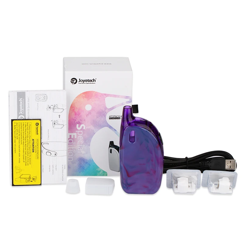 Оригинал Joyetech Atopack Penguin SE Starter Kit 2 мл/8 8 мл Форсунка картриджа 2000 мАч батарея