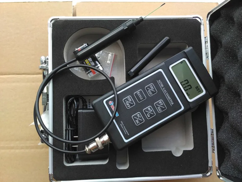 

High-precision Tesla meter Magnetic field gauss meter 0.01mT + 9V power supply SJ700
