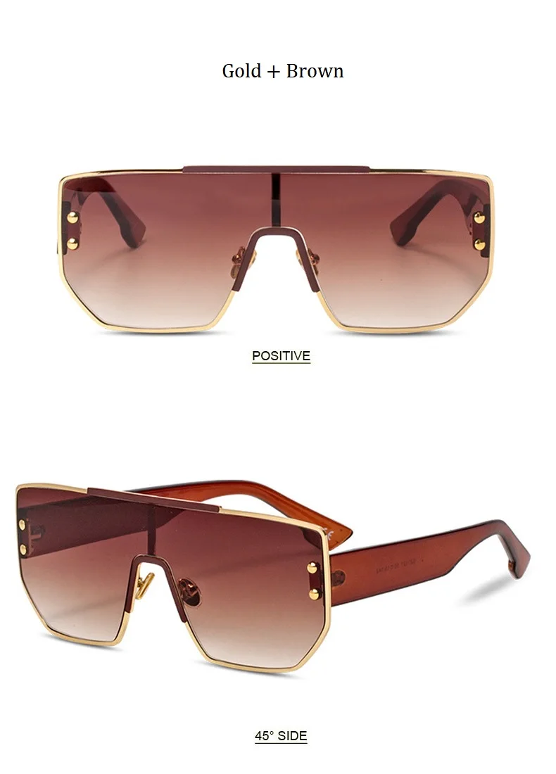 Роскошные солнцезащитные очки как у знаменитостей негабаритные Женские Модные Оттенки UV400 Винтажные Очки 47913