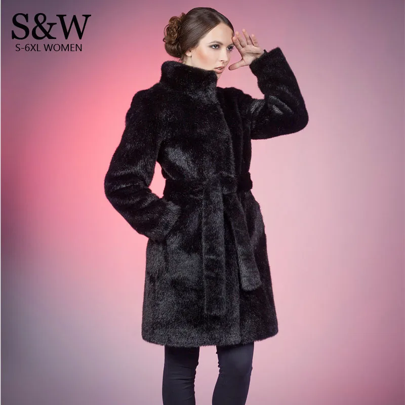 manteau fourrure synthétique mango