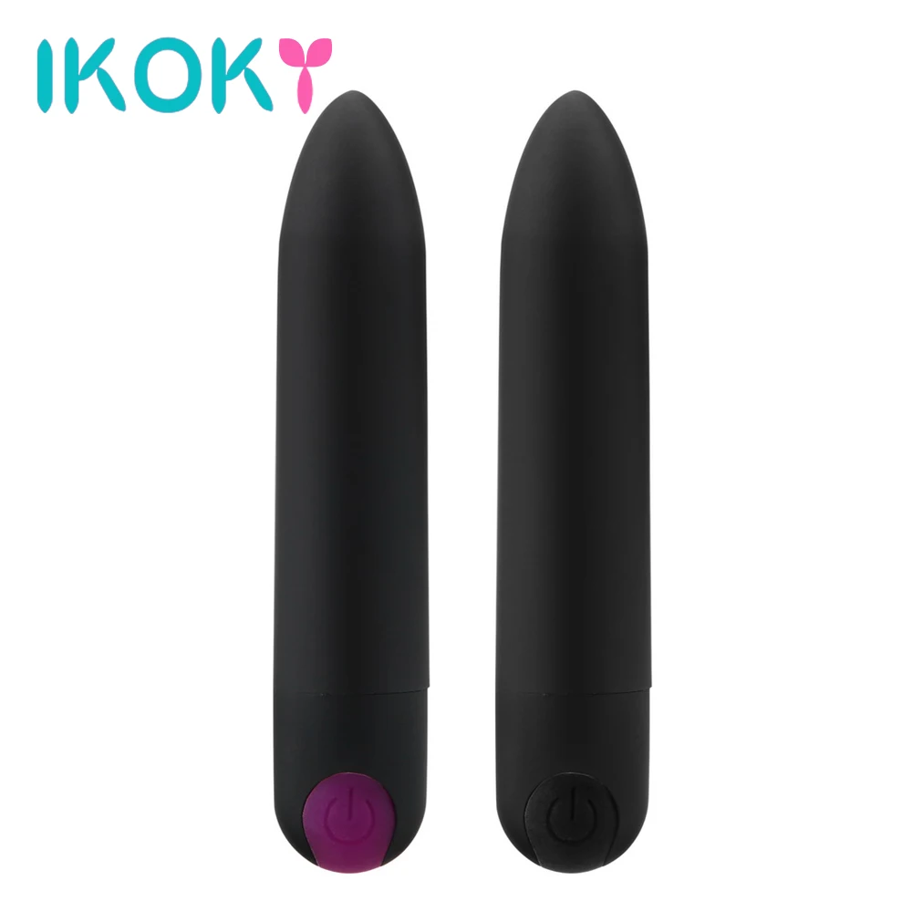 IKOKY Bullet Vibrator Clitoris Stimulator Sex Toys For Women Dildo Vibrators Vaginal Massager Strong Vibration USB Charging | Красота и