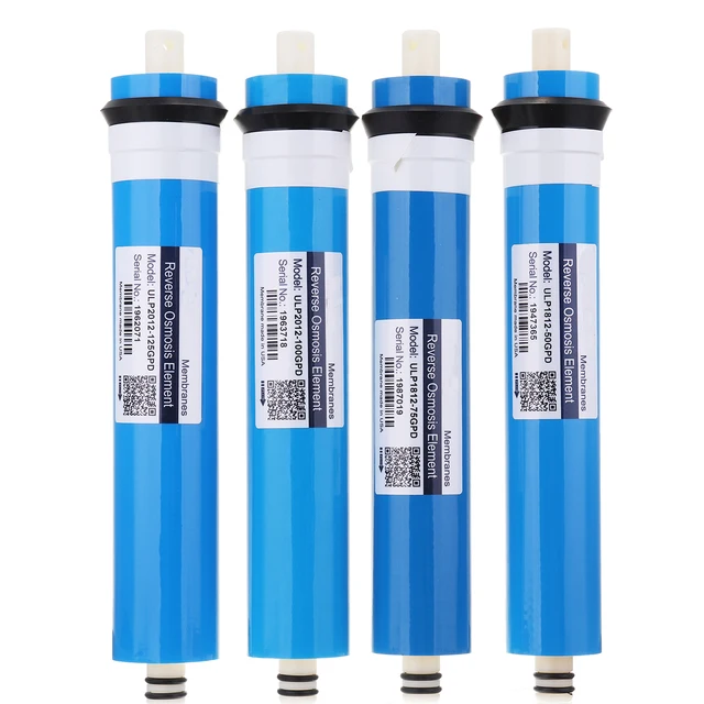 50/75/100/125GPD Home Kitchen Reverse Osmosis RO Membrane Replacement Water System Filter Purifier Water Drinking Treatment