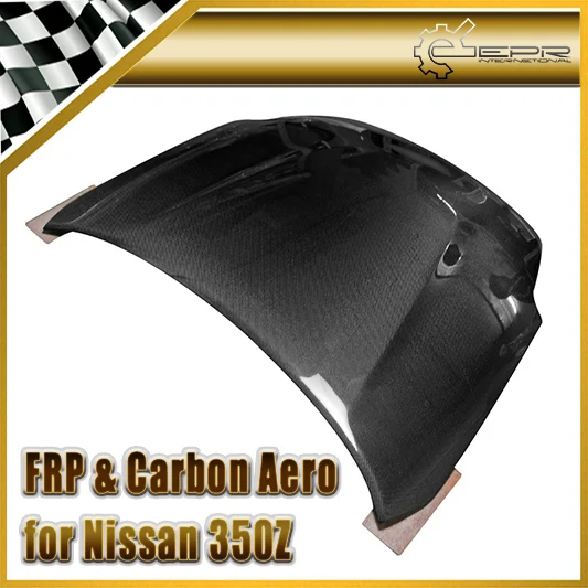 Для Nissan 350Z 07UP OEM капот из углеродного волокна автомобиля Передняя крышка Стайлинг