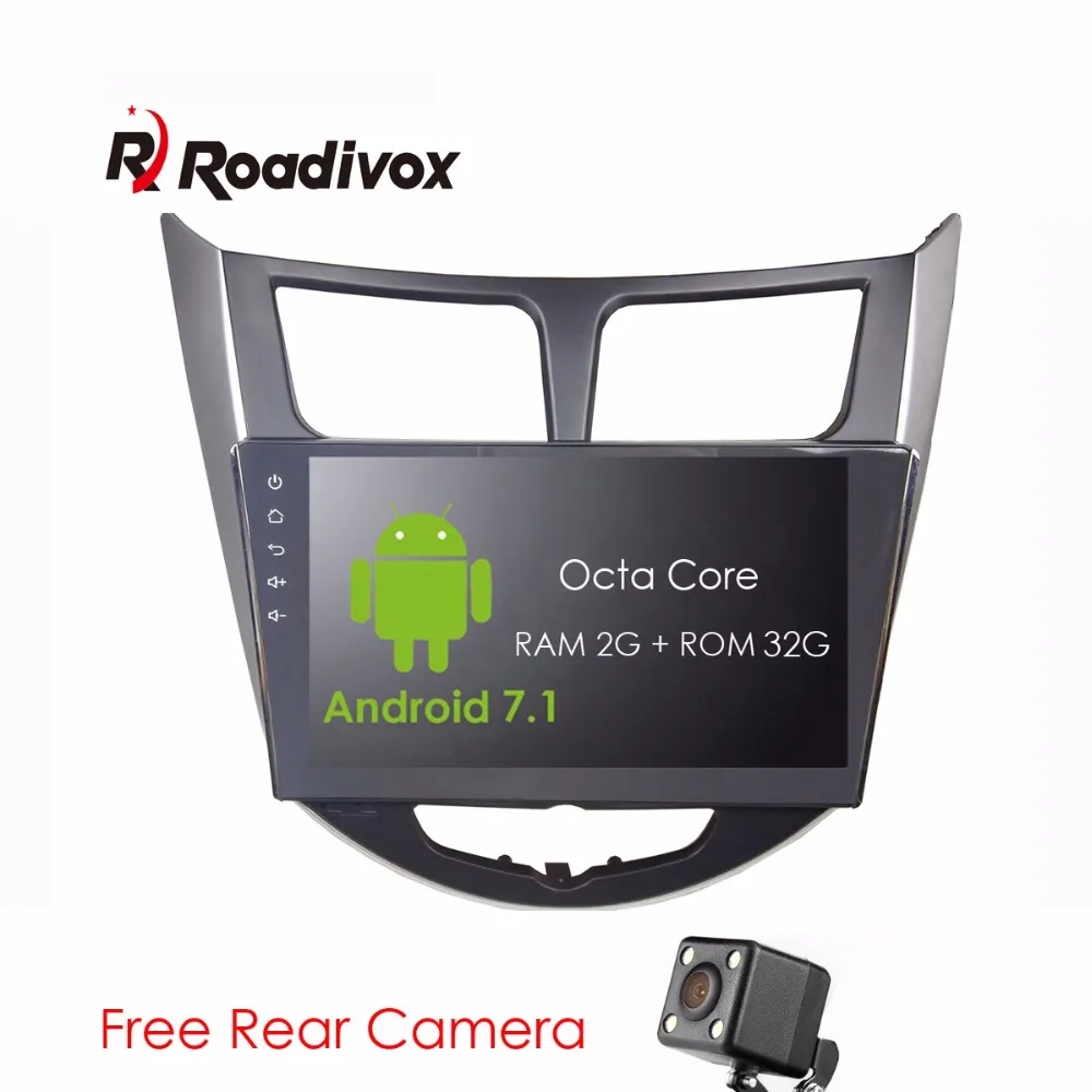 

Android 8.0 RAM 2G ROM 32G Car DVD for Hyundai Solaris accent Verna i25 car radio multimedia gps navigation system touch screen