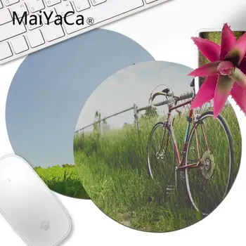 

MaiYaCa Cool New bike in the green lawn Customized laptop Gaming mouse pad DIY Design pattern Computer Gaming Mouse Pad