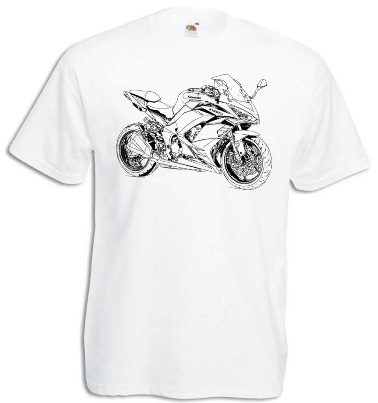 Новинка 2019 летняя мужская Яркая футболка Z1000SX Bj2017 с японским мотоциклом