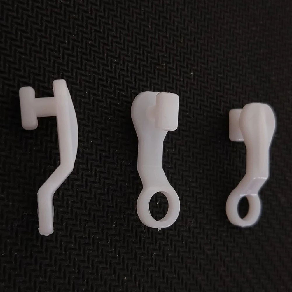 

50pcs/pack Window Sturdy Grip Drape Accessories Clip On Replacement For Home Hanging Curtain Glider Hook Ring Rail Runner Track