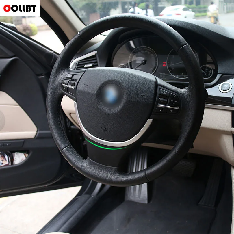 

COLLBT ABS Chrome Steering Wheel Cover Trim For BMW 5 Series F10 520i 520 528 535 528i 535i F07 535GT 2011 2012 2013