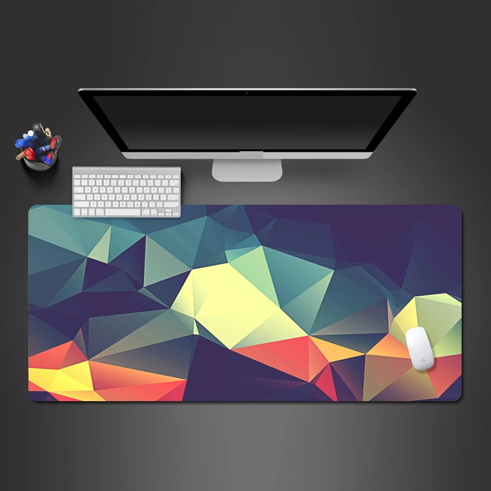 

Dazzle Color Is Beautiful Mouse Pad Stereo Art Mousepad Fashion Computer Desktop Pad High - Quality Large Game Mats