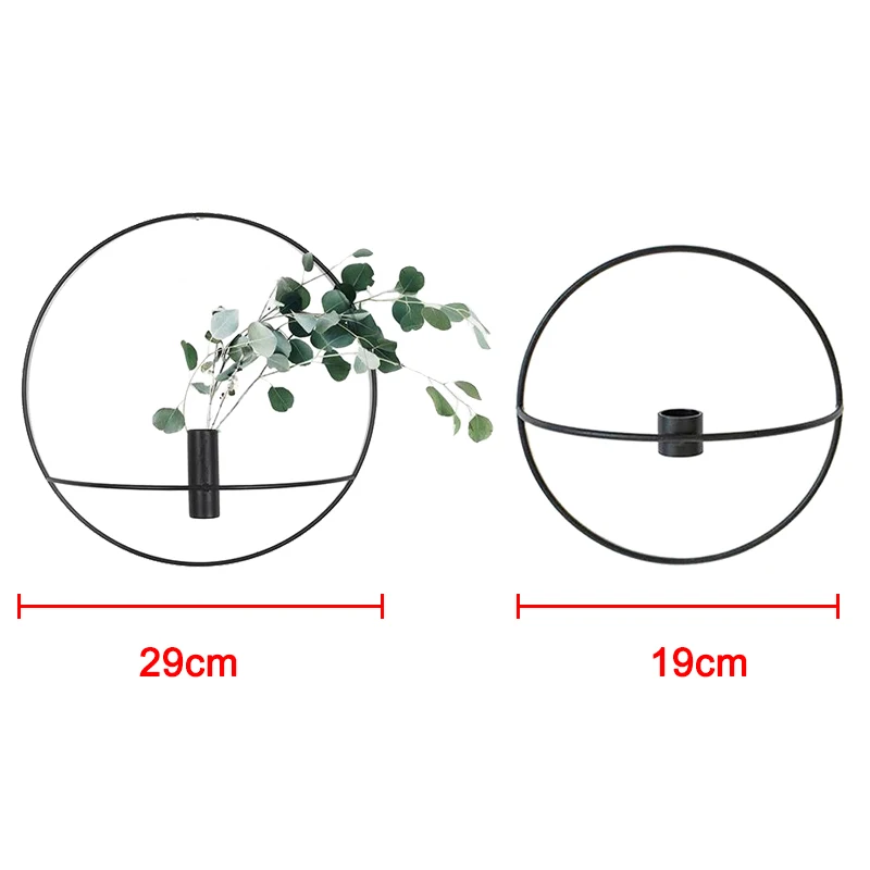 3D Metal Candlestick Wall Mounted Candle Holder Geometric Tea Light Home Decor DAG-ship