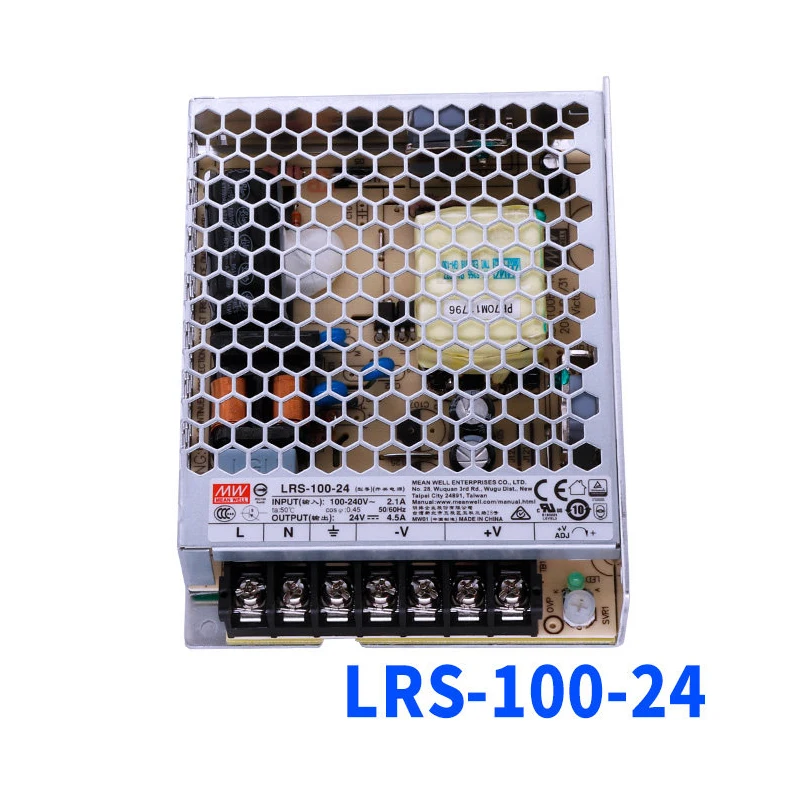 

Original LRS-100-24 Switching Power Supply 100W/24V/4.5A DC Single Output LED Driver