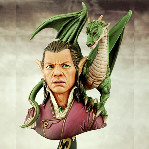 

1/9 The Dragon Lord Science fiction subject Resin Figure bust GK Uncoated No colour