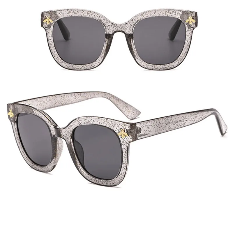2018 Women Man Vintage Bees Sunglasses Retro Big Frame Eyewear Cycling Glasses Sunglasses Women Sports Glasses #2M30 (11)