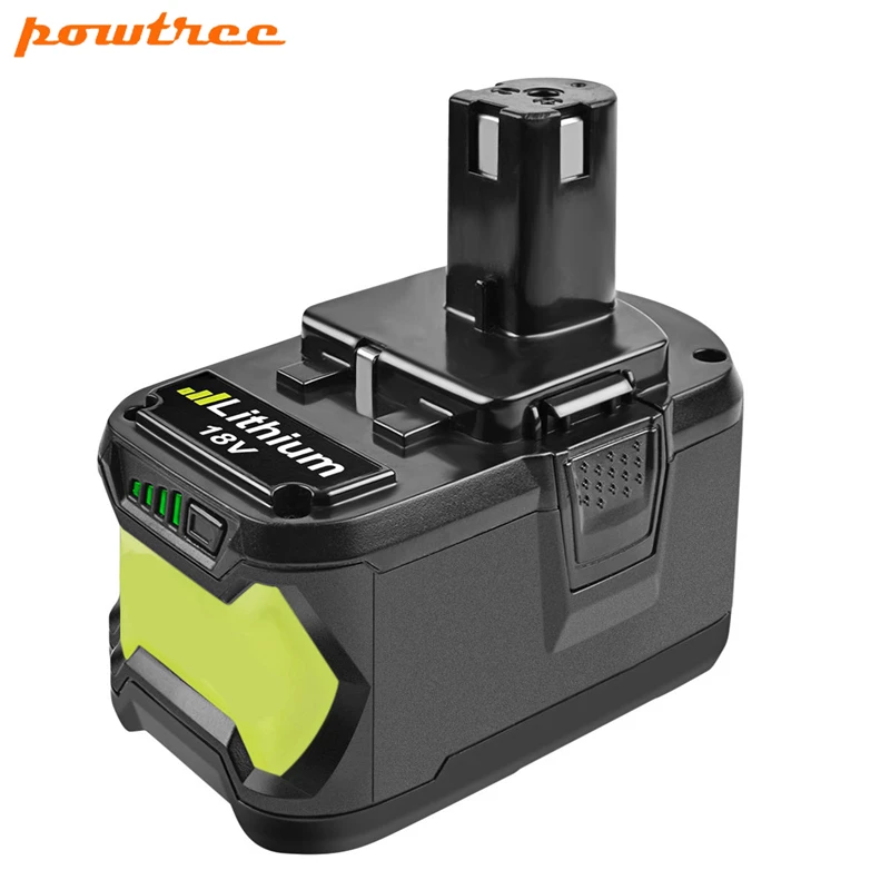 Billig Powtree 18V 9000mAh Li Ion P108 Batterie Für Ryobi Batterie RB18L40 P2000 P310 Für BIW180 L30 Akku NEUE