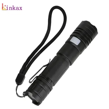 

LED Flashlight USB Rechargeable XM-L2 Zoomable 5 Modes Tactical Flashlight LED Torch Flashlights For Outdoor Camping