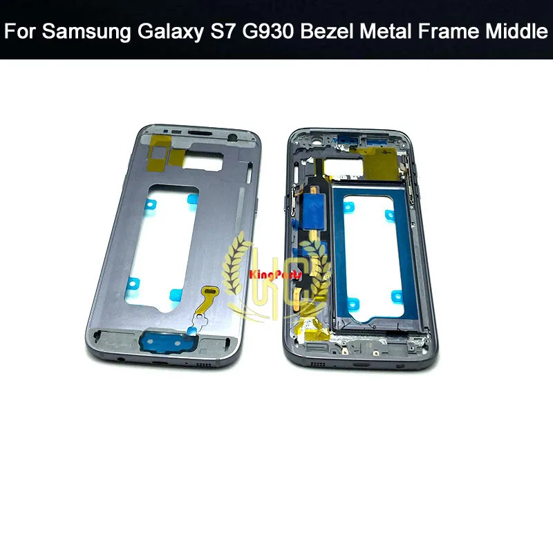 5 шт./лот Оригинальный Новый для Samsung Galaxy S7 G930 корпус средней рамы с ободком