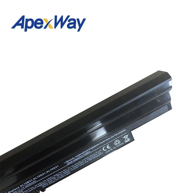 Черный Аккумулятор для ноутбука AcerAspire One 522 722 D255 D260 D270 E100 AOD255 AOD260 AL10A31 AL10B31 AL10G31 11 1 В
